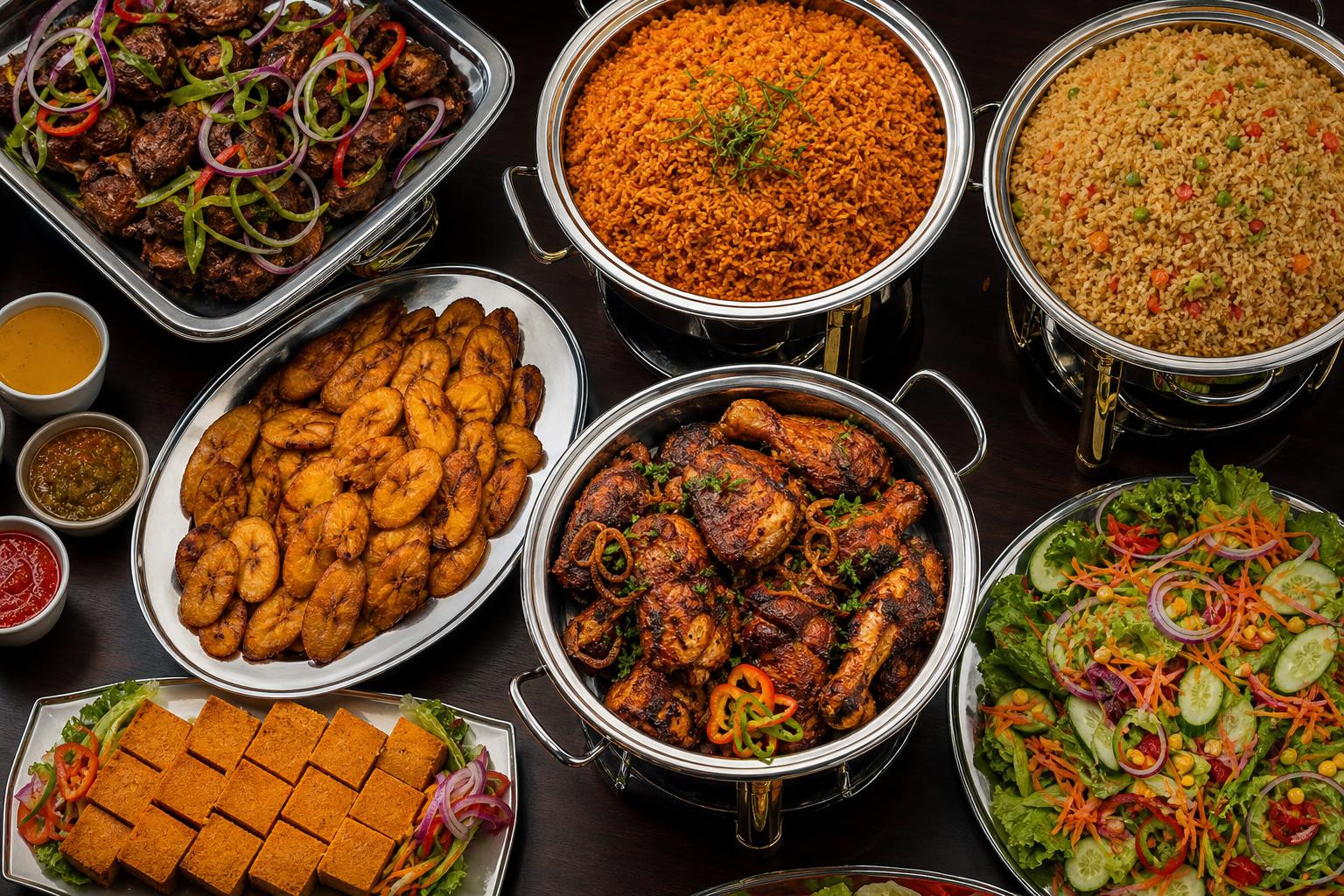 Catering spread