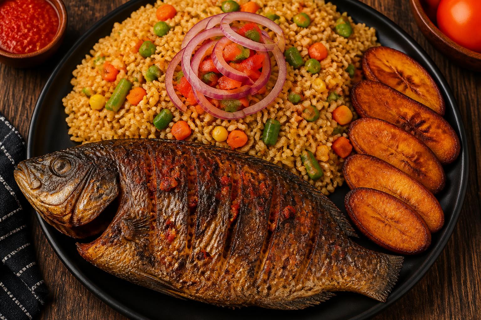 Fried Rice with Fish