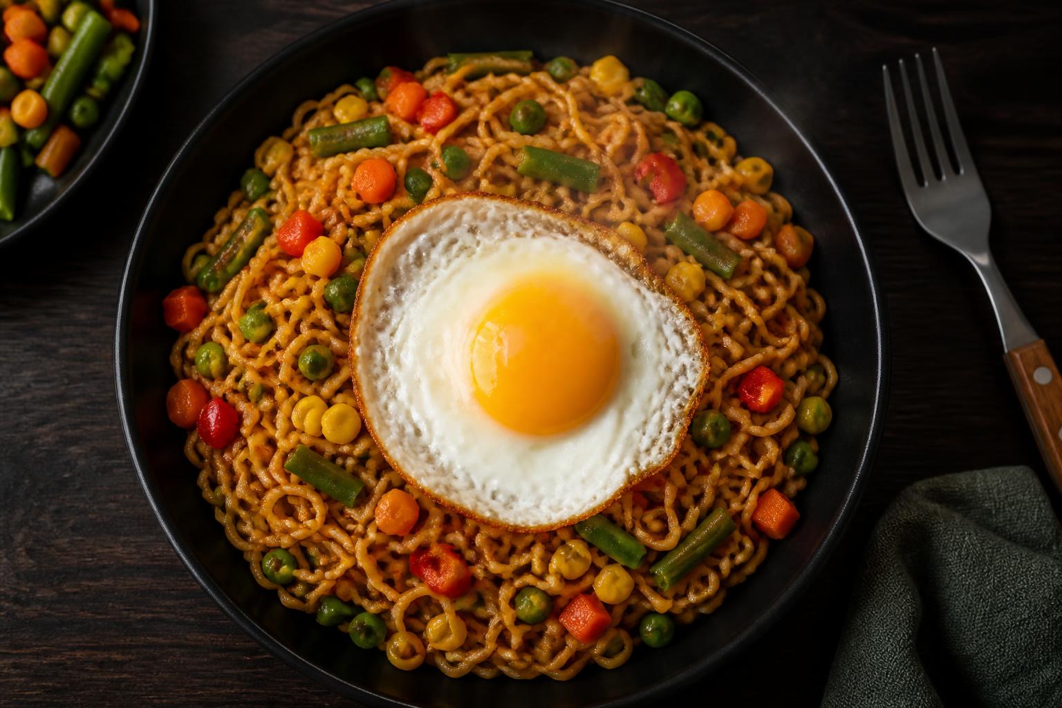 Veggie Noodles with Egg